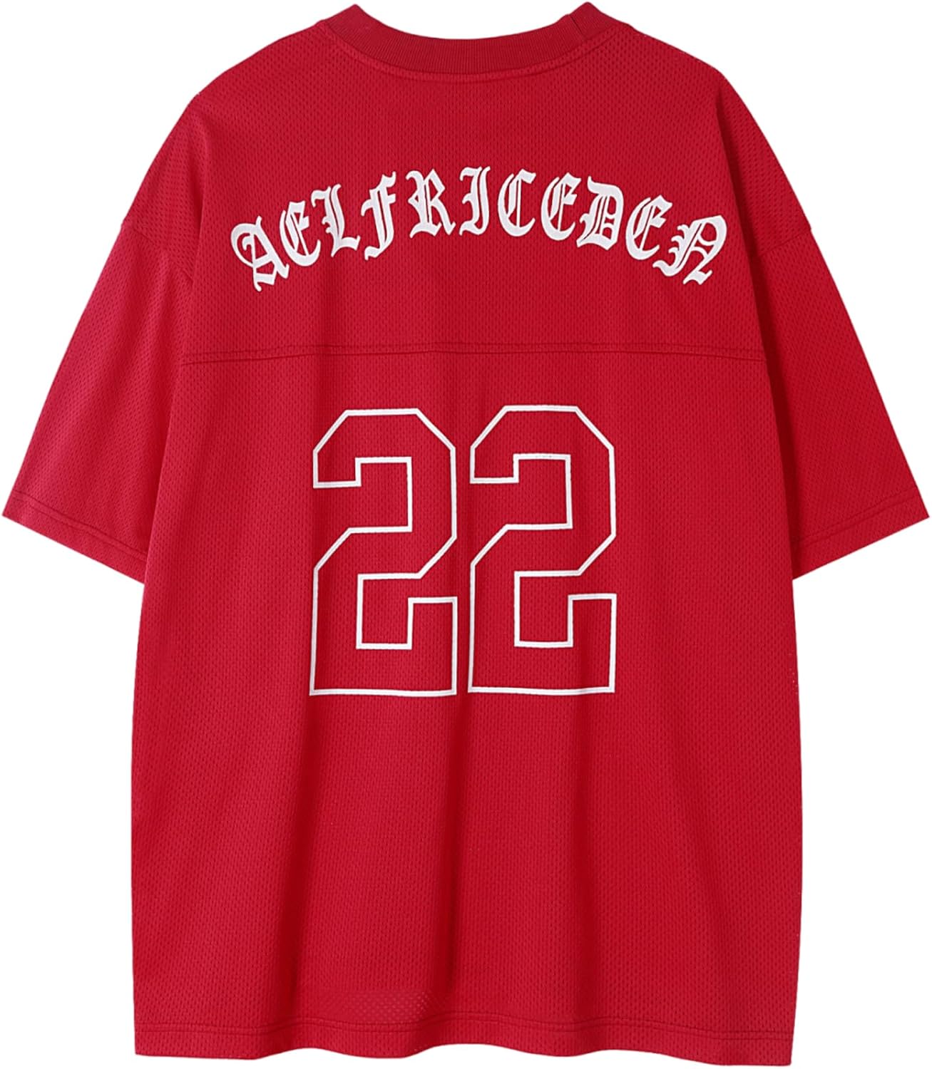 Aelfric Eden Mens Jersey Shirts Mesh Print Number Unisex Oversized Graphic Tees Short Sleeve Casual T Shirt Y2k Tops - Image 8