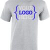 Bulk Custom Screen Printed T-Shirts 1 Location 2 Color Imprint