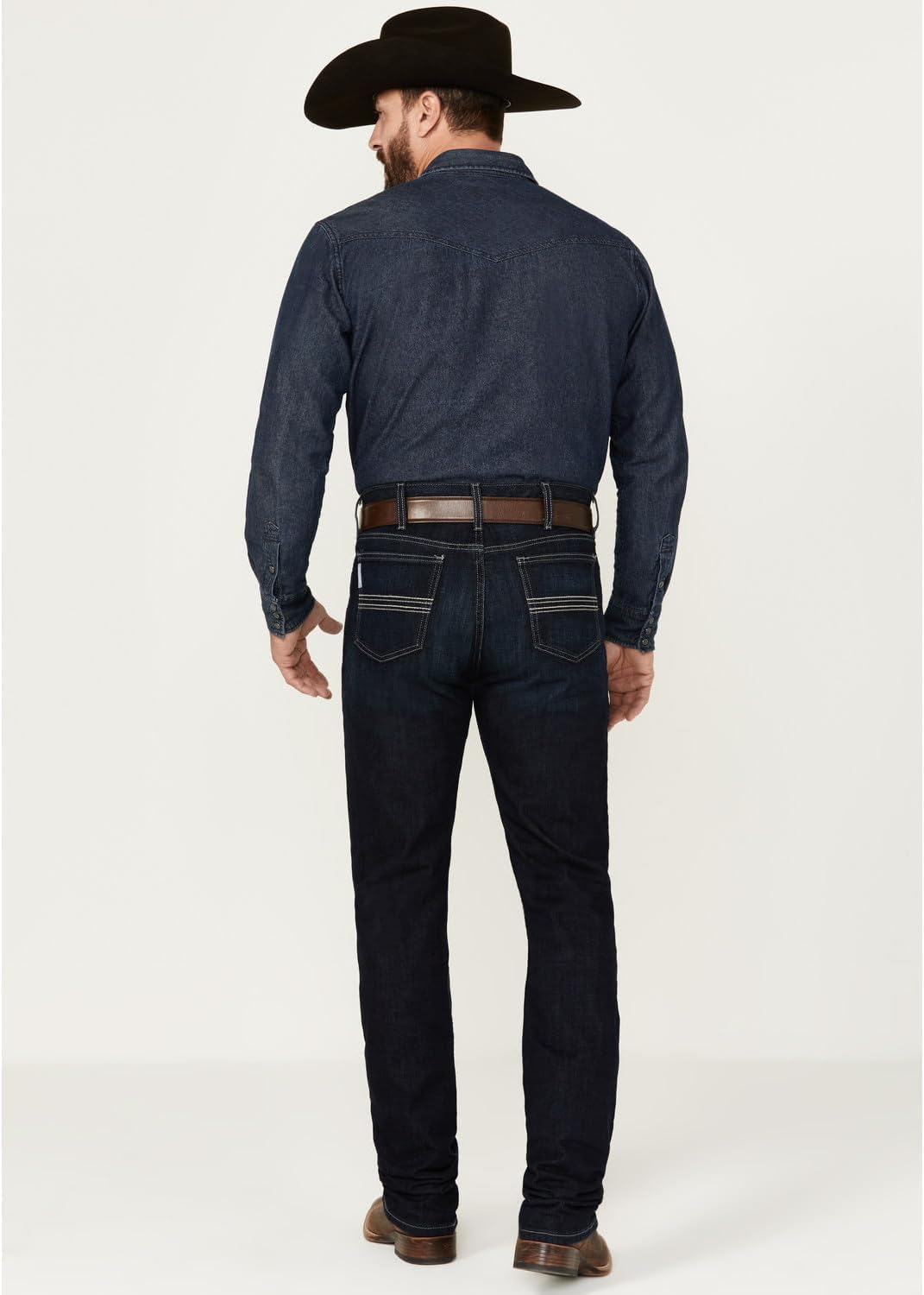 Cinch Men's Silver Label Dark Wash Jeans Denim 38x38 - Image 4