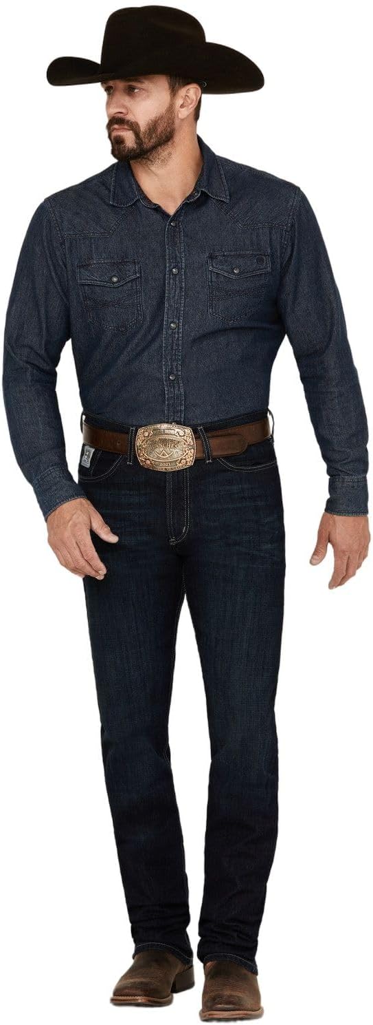 Cinch Men's Silver Label Dark Wash Jeans Denim 38x38