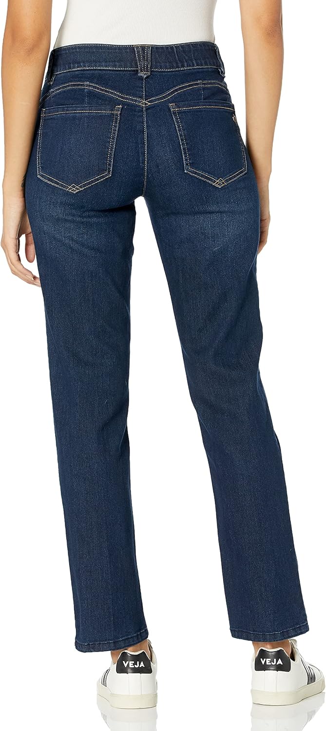 Democracy Women's Petite Ab Solution Straight Leg Jean - Image 2