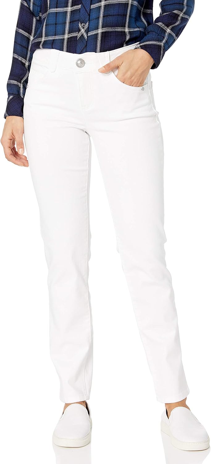 Democracy Women's Petite Ab Solution Straight Leg Jean - Image 8