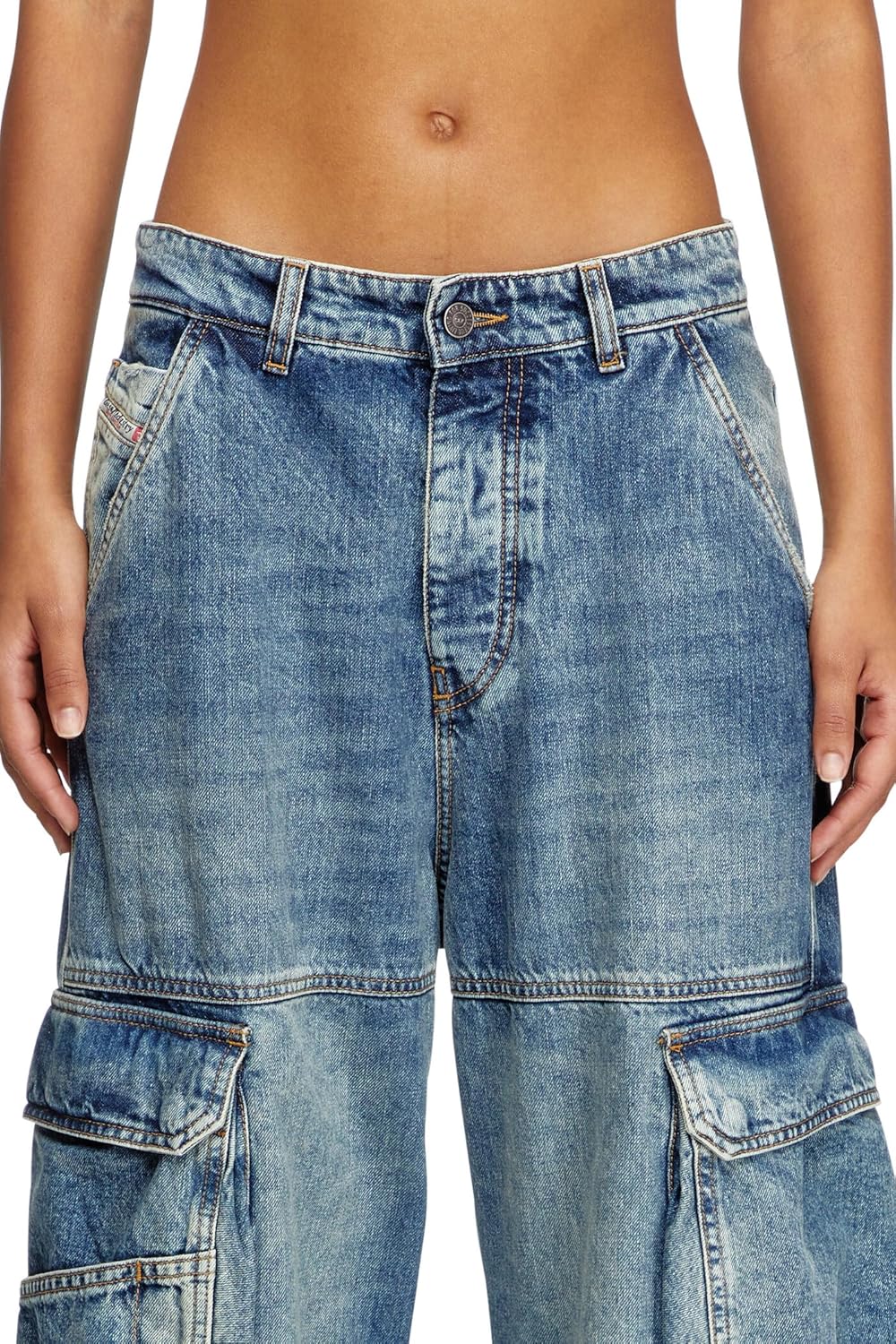 Diesel 1996 D-SIRE Relaxed Cargo Jeans - Image 2