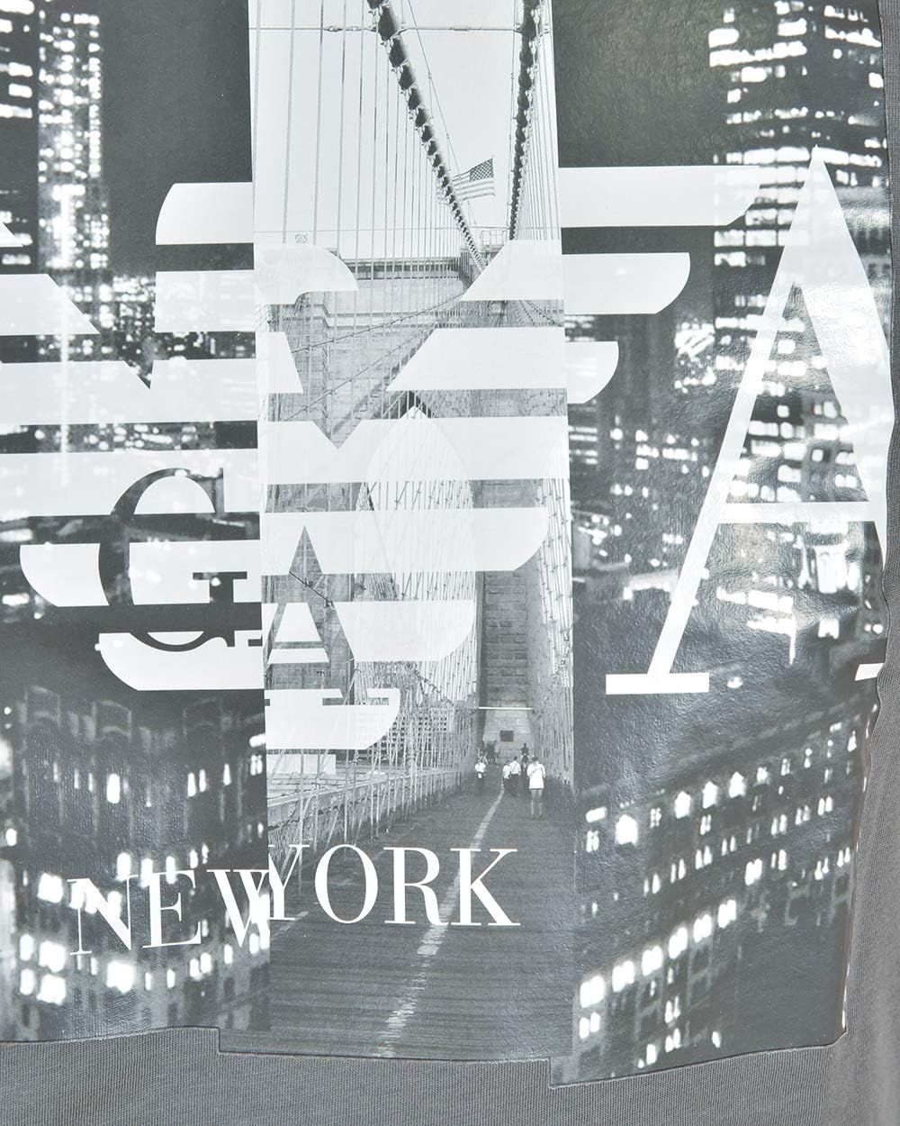 Emporio Armani City Prints T-Shirt in Grey NYC - Image 6