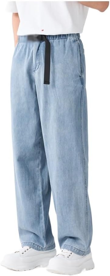 ERTXGBA Jeans Elastic Waist Casual Versatile Pants - Image 4
