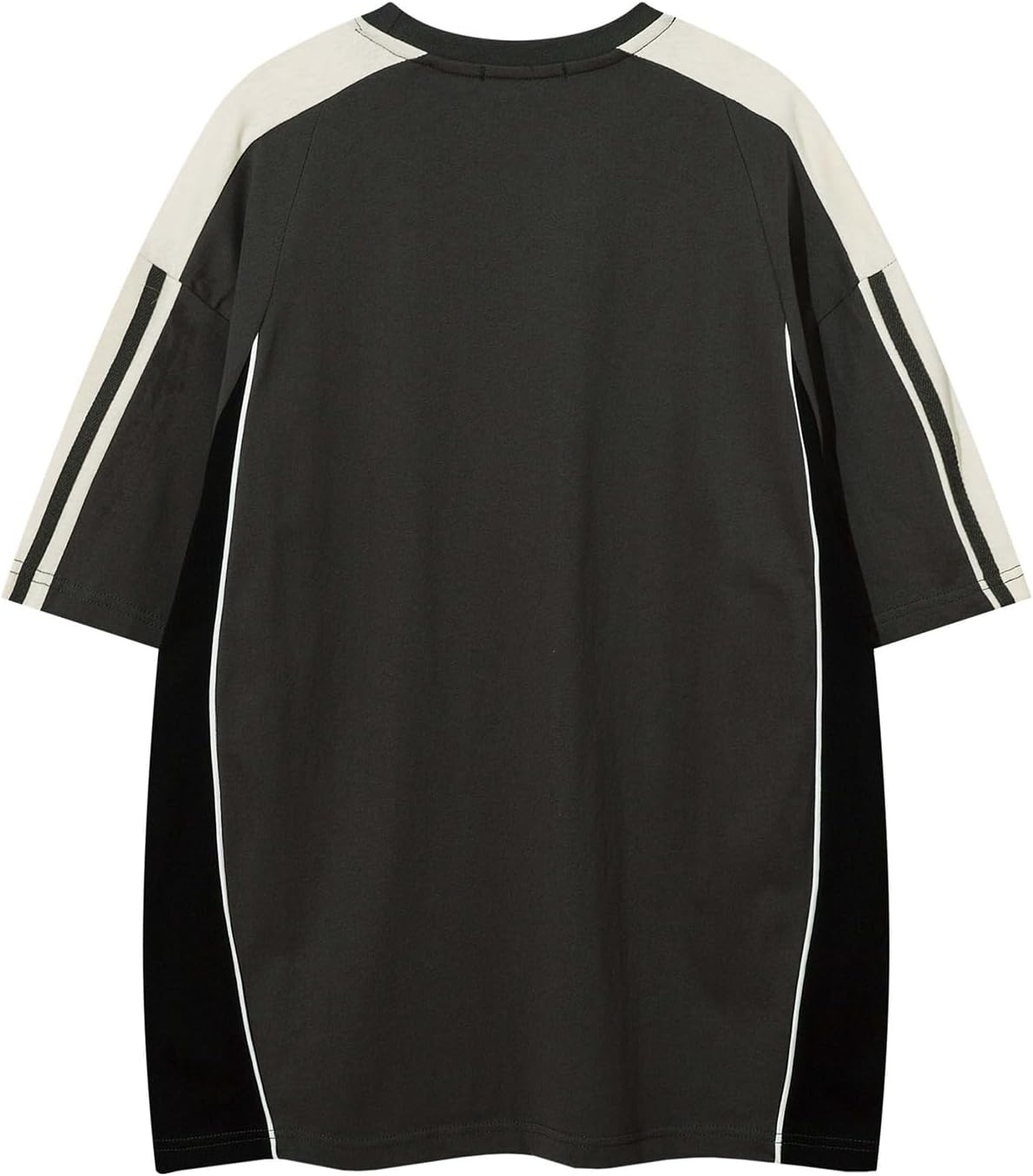 Evepaster Oversize Graphic T Shirt Vintage Racing Patchwork Unisex Printed Summer Y2k Tees Tops for Men and Women Streetwear - Image 2