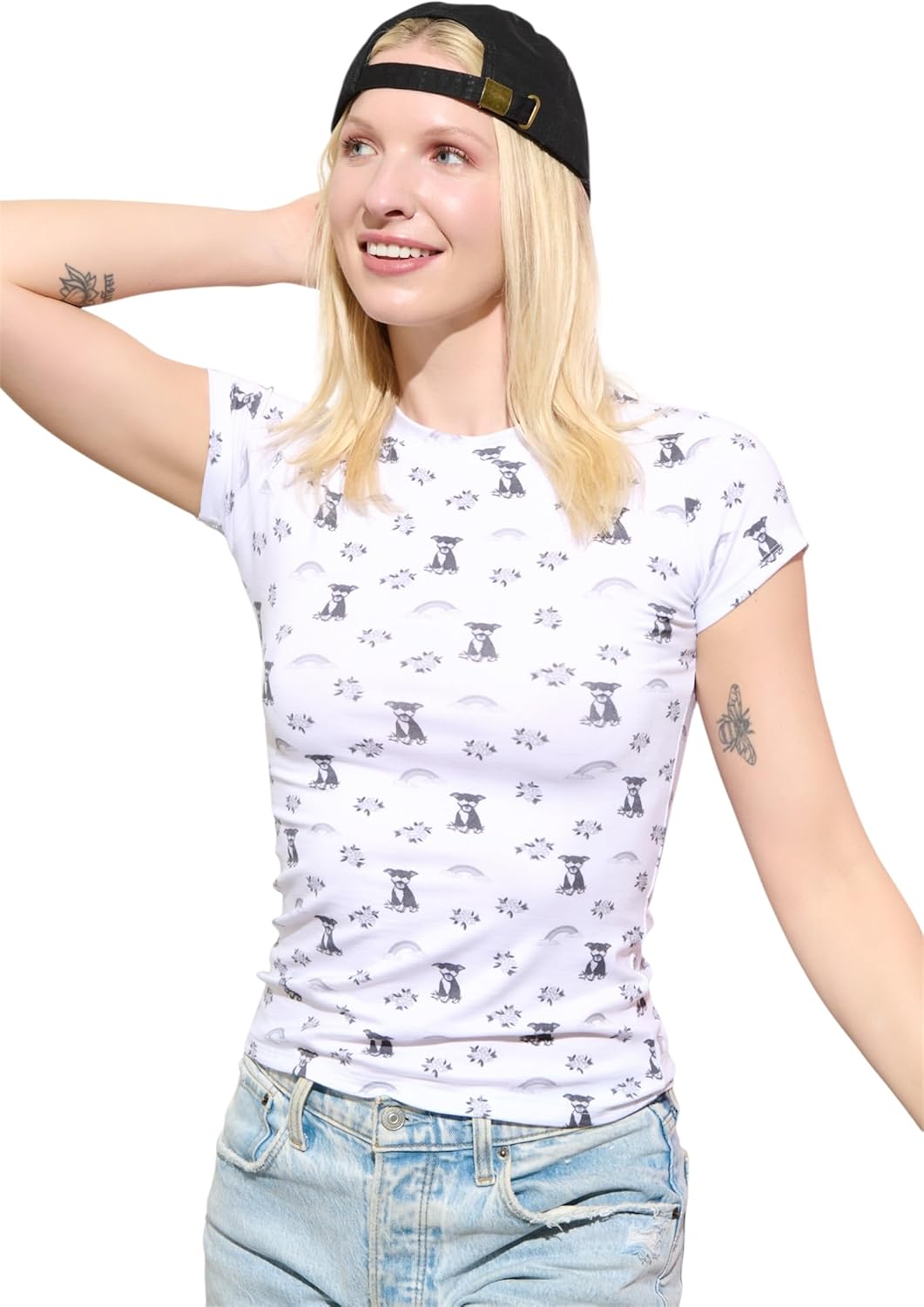 Fitted Fashion T-Shirt for Women in Various Prints - Image 6