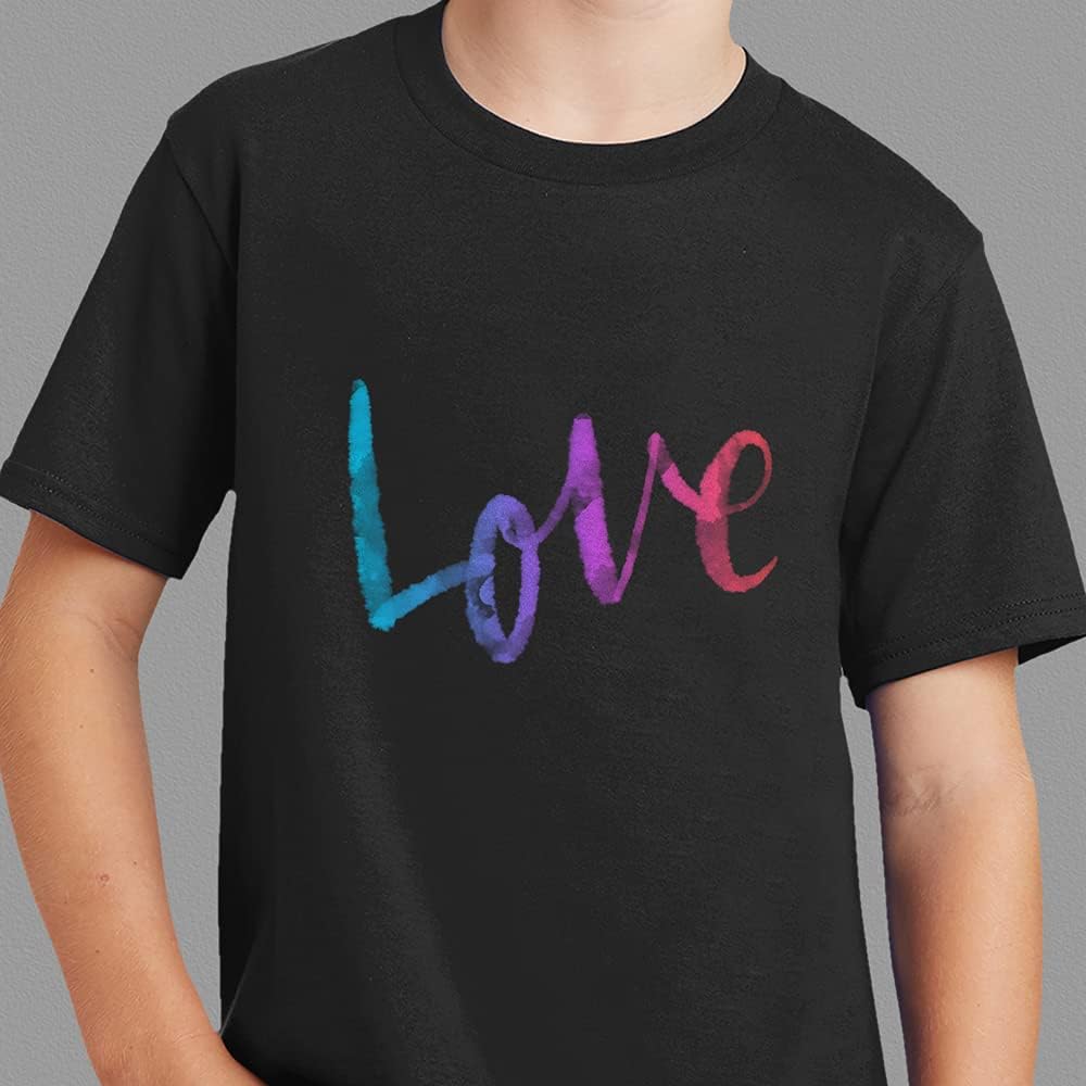 GotPrint Unisex Love T-Shirts | Cute Heart for Couple Graphic Tee | Casual Letter Printed Novelty Shirt - Image 4