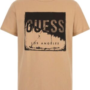 Guess Men's t-Shirt Short Sleeve Crew Neck with Cotton Blend Print Article X4GI09KBR40, C1C2 Corda, X-Large