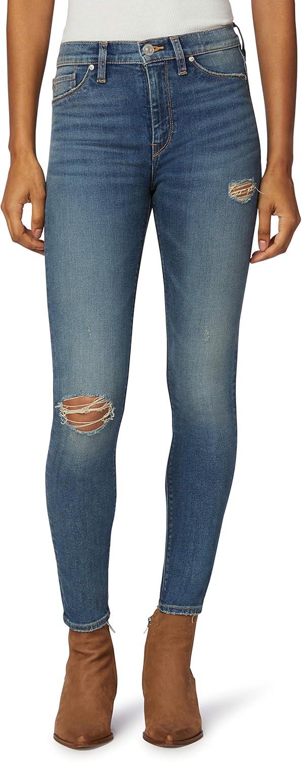 HUDSON Women's Barbara High Rise, Super Skinny Ankle Jean - Image 20