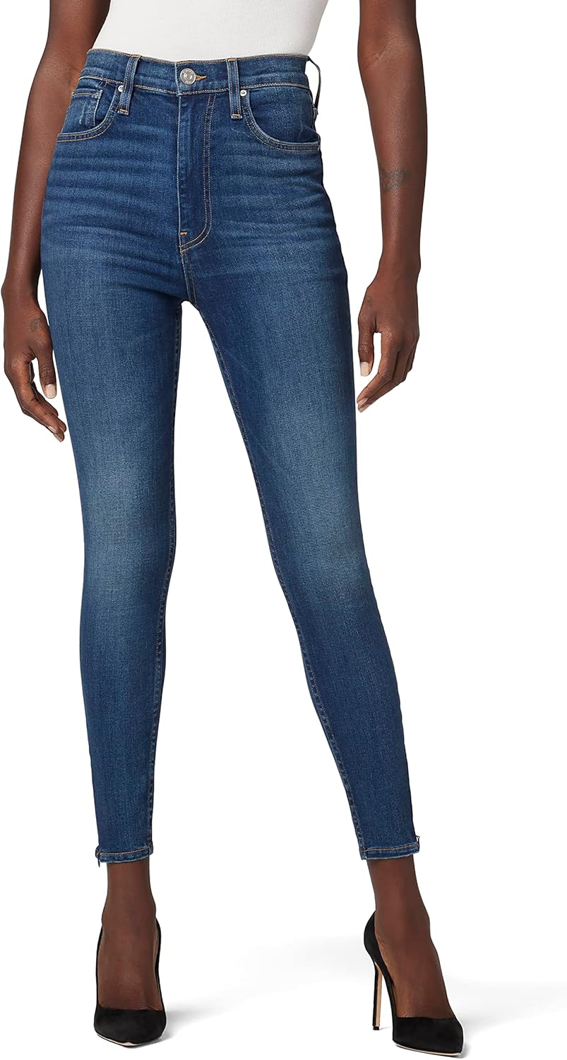 HUDSON Women's Centerfold Extreme High Rise Super Skinny Jean - Image 9