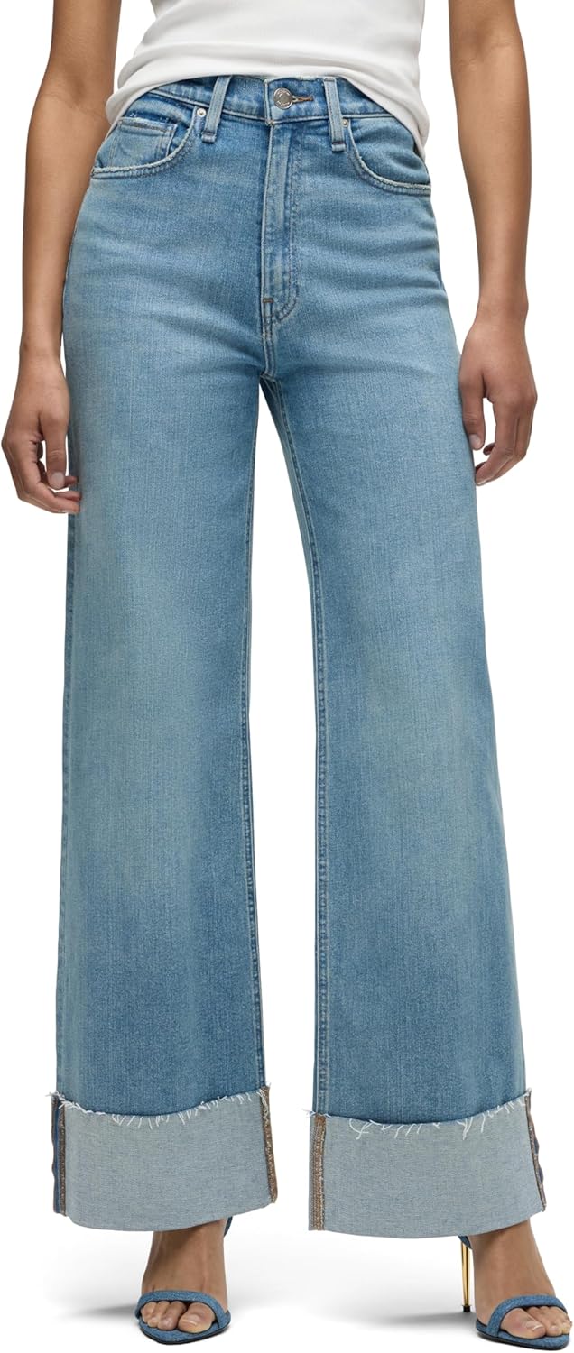 Hudson Women's James High Rise Wide Leg Jean - Image 19