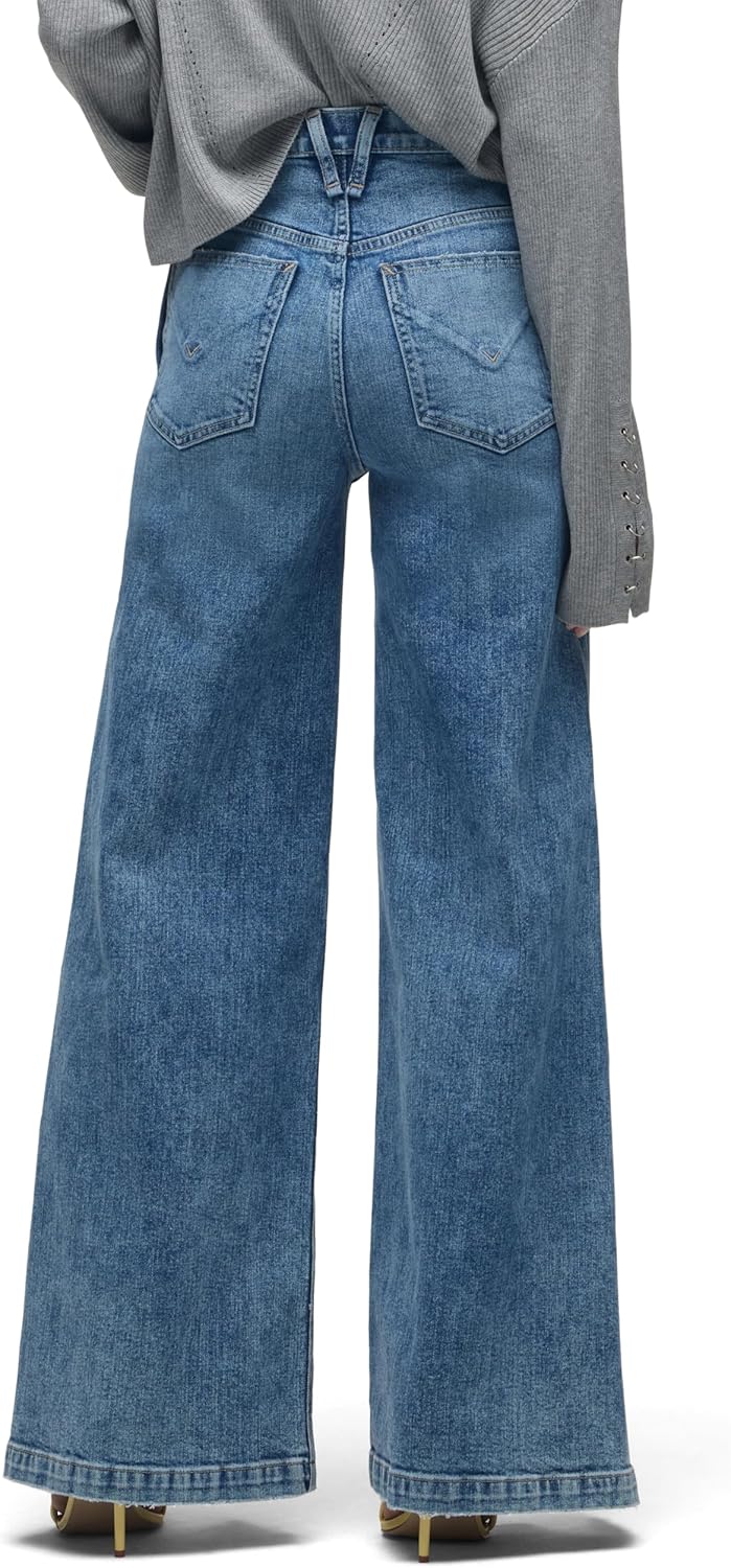 Hudson Women's James High Rise Wide Leg Jean - Image 3