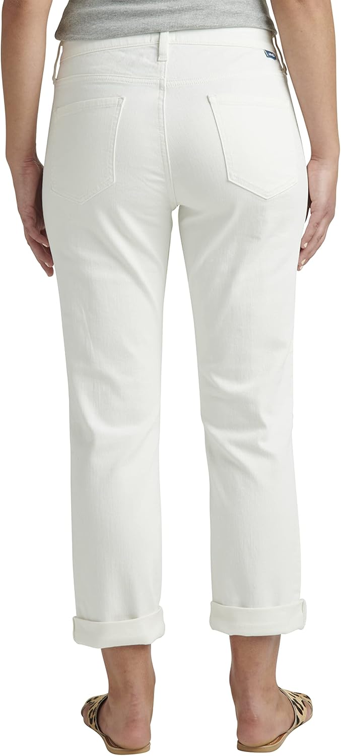 Jag Jeans Women's Petite Carter Mid Rise Girlfriend Jeans-Legacy - Image 3