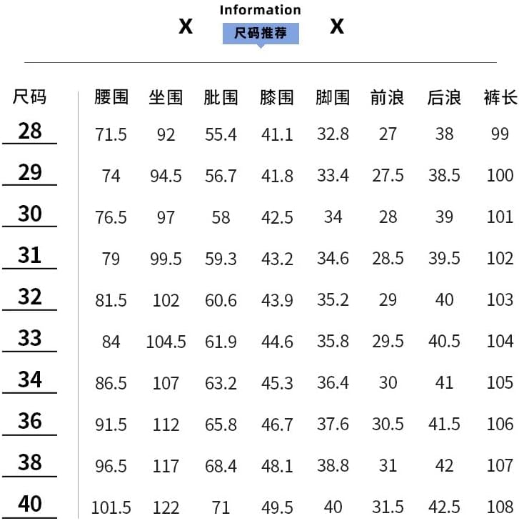 Jeans are Versatile in Spring and with Elastic Fit and Straight Leg Pants(37) Blue - Image 5