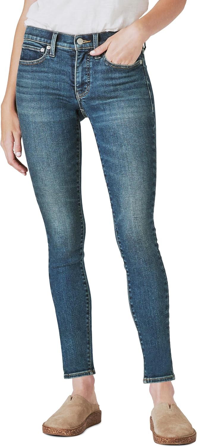 Lucky Brand Women's Mid Rise Ava Skinny Jean - Image 29