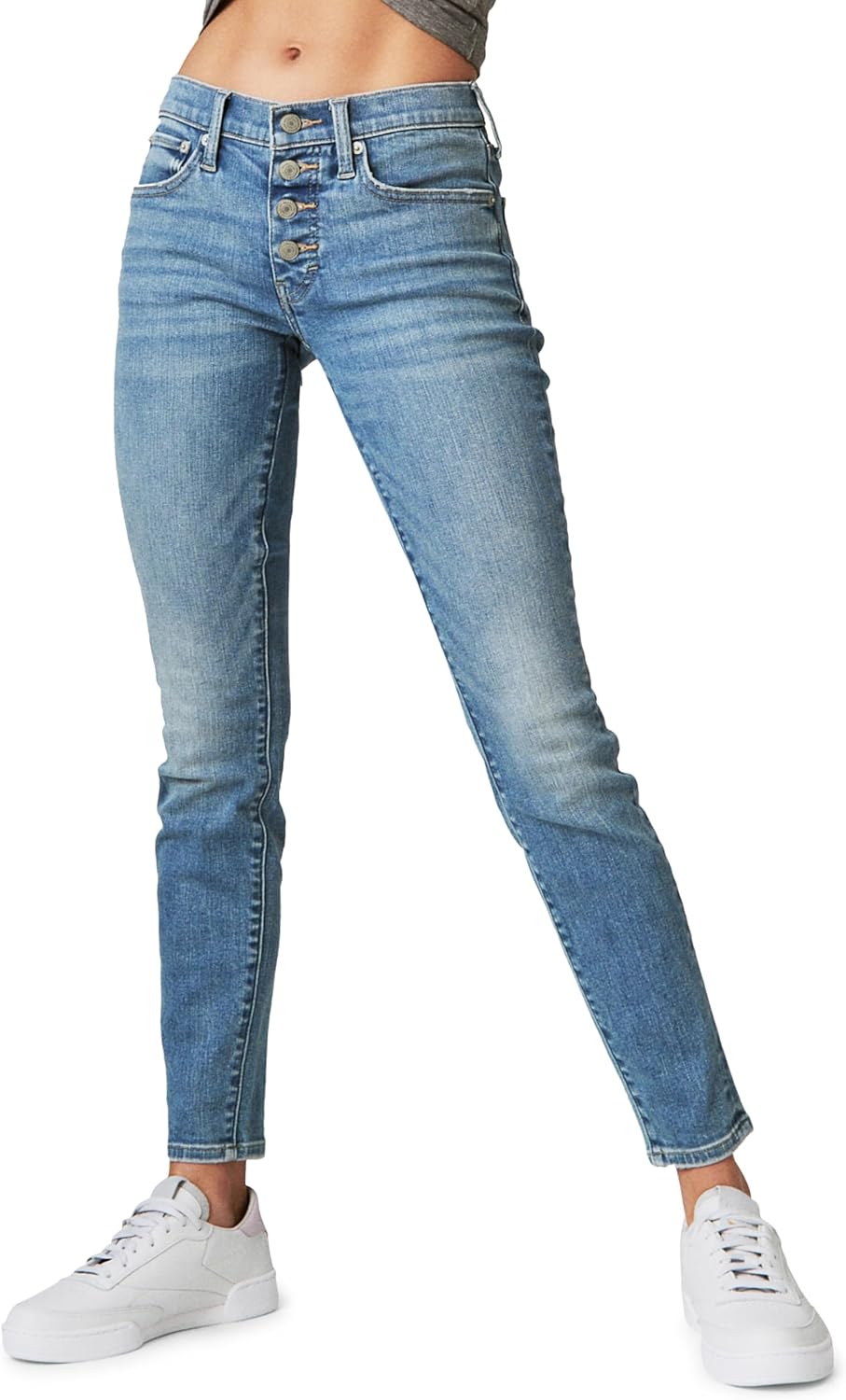 Lucky Brand Women's Mid Rise Ava Skinny Jean - Image 5