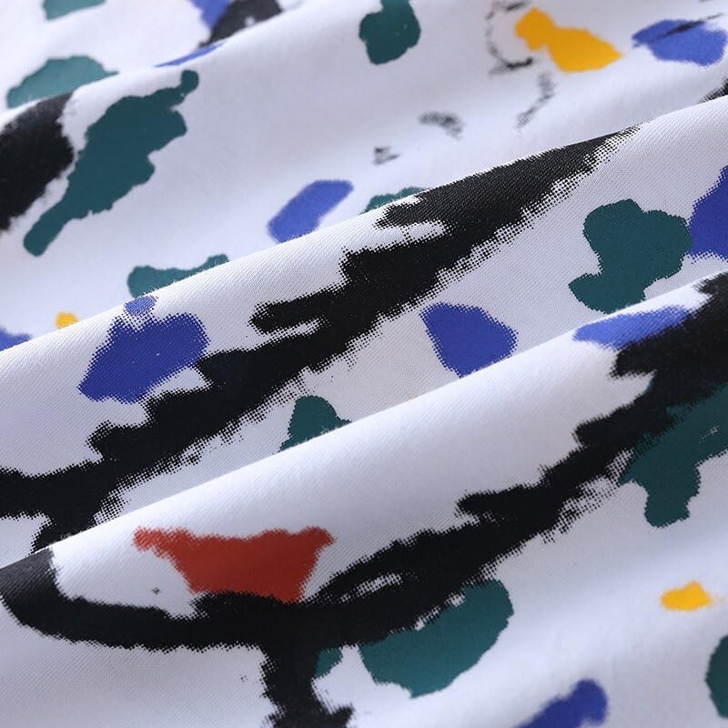 Men's T-Shirt Printed Sports Round Neck Short Sleeve top for Men - Image 5