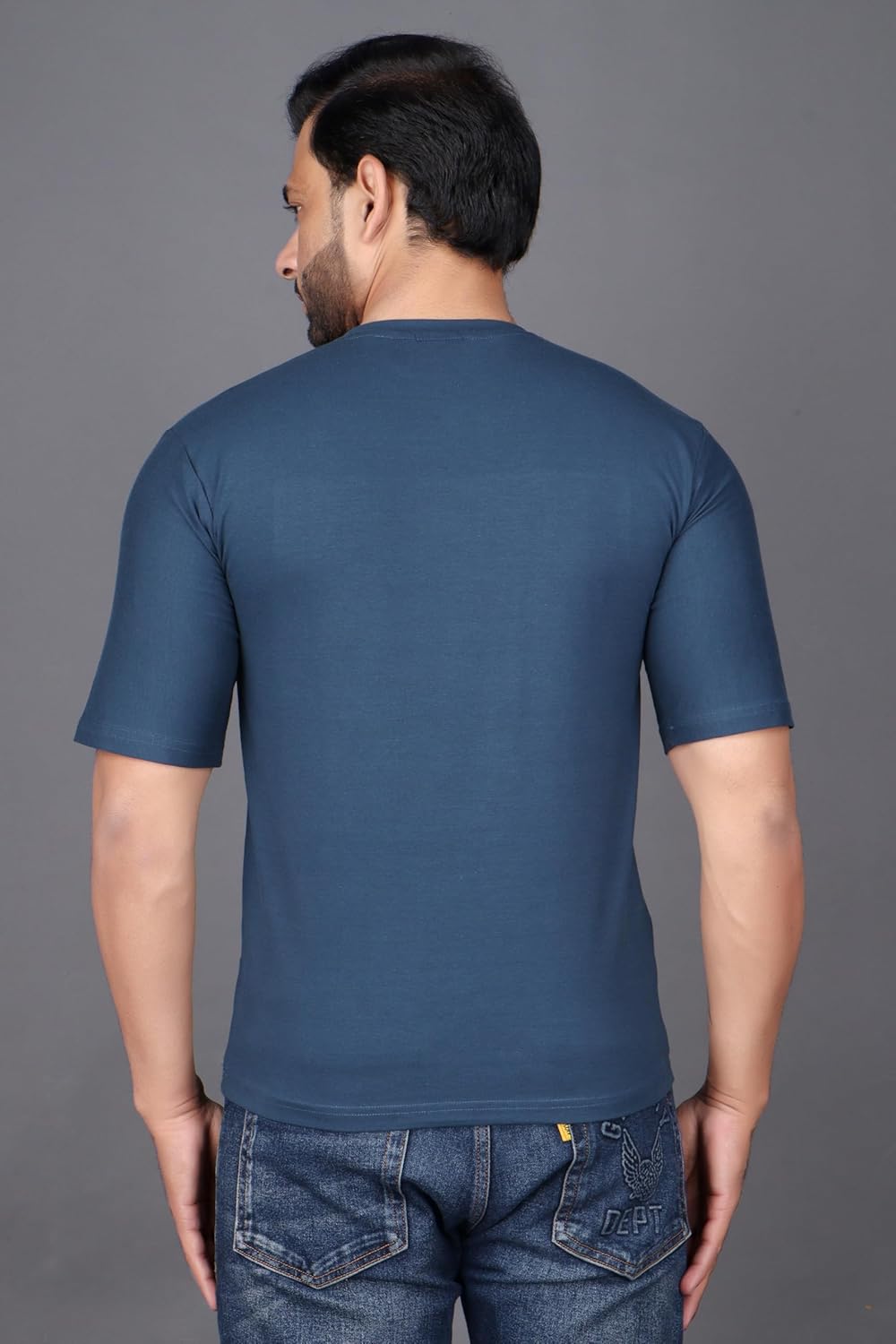 Men\u2019s Halloween Graphic T-Shirt \u2013 Halloweentown Pumpkin Print \u2013 Casual Round Neck Half Sleeve Cotton Tee - Image 2