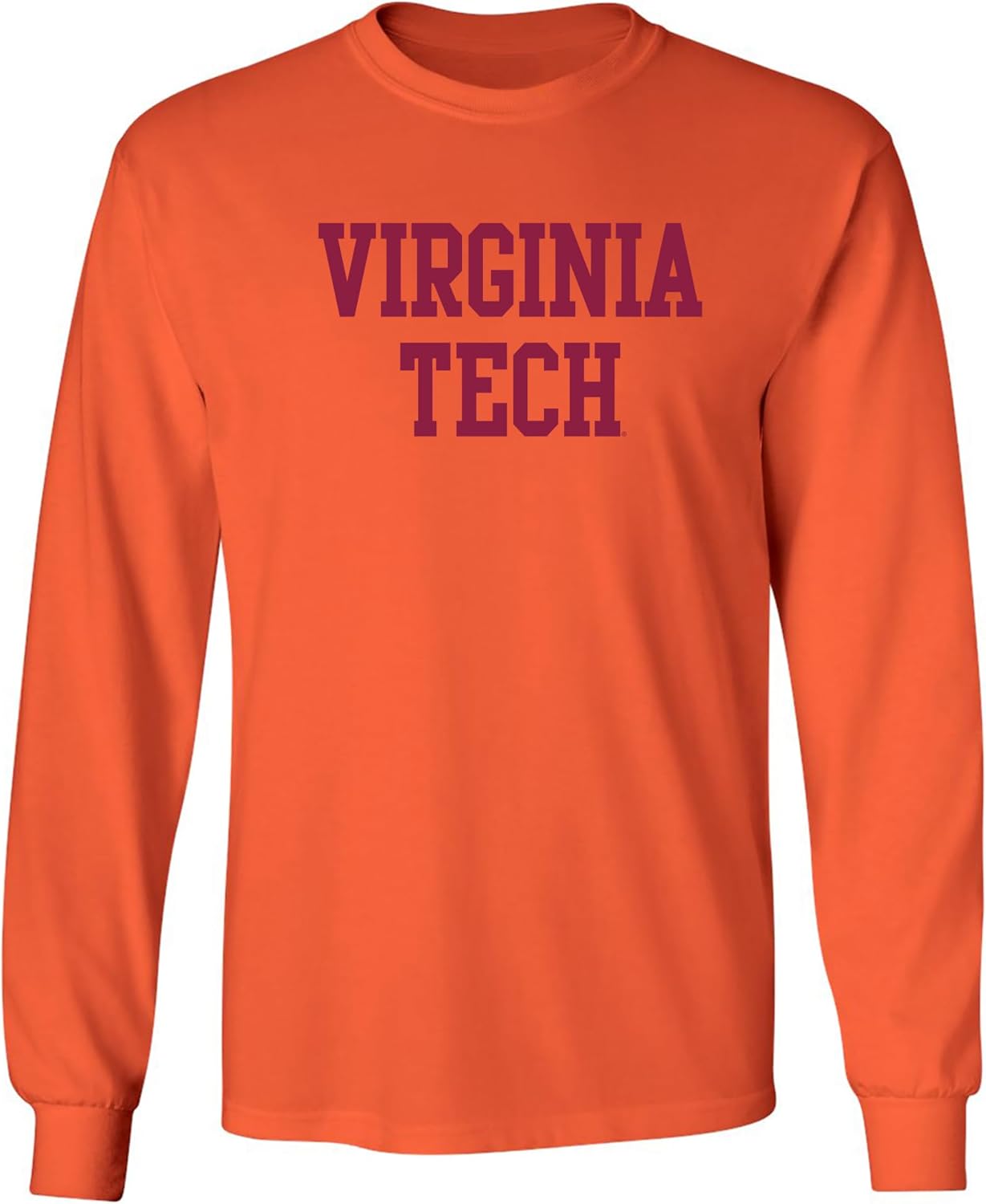 NCAA Officially Licensed College - University Basic Block Long Sleeve T Shirt - Image 113