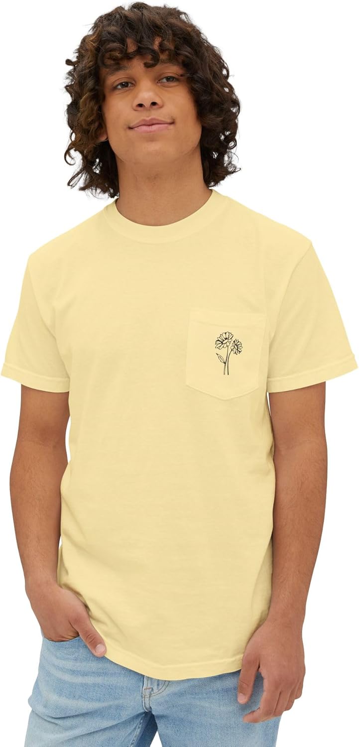 Oopsies No Daisies Graphic Tee, Unisex Pocket T-Shirt, Fun Graphic Top, Cool Tee Shirt, Hipster Clothing, Graphic Print Tee - Image 3