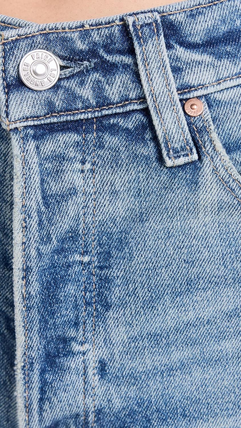 PAIGE Women's Sawyer Wide Leg 32" Jeans - Image 6