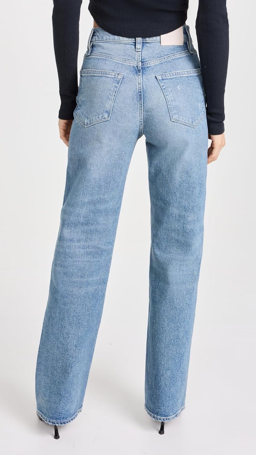 PAIGE Women's Sawyer Wide Leg 32" Jeans - Image 3