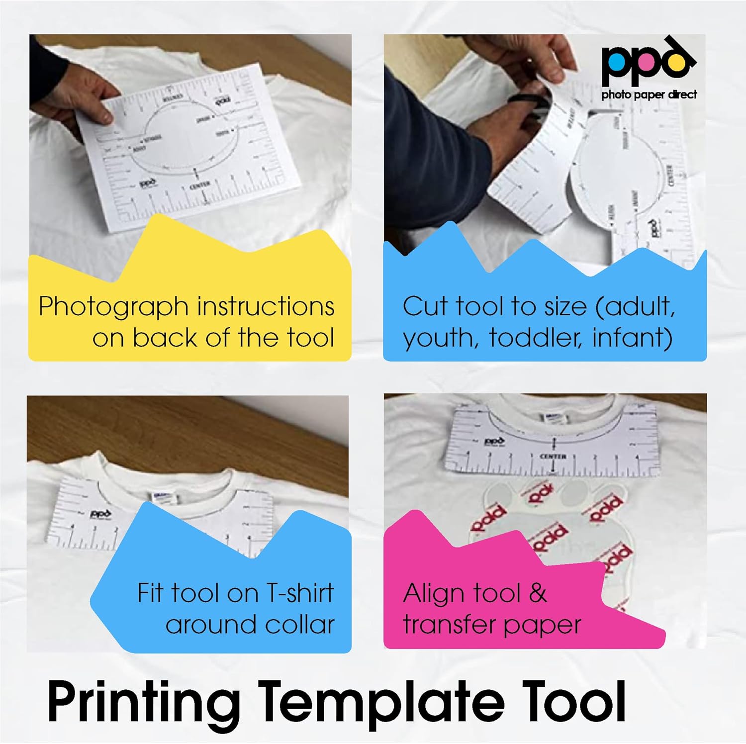 PPD 300 Sheets 8.5x11\u201D - Inkjet Iron-on Heat Transfer Paper for White & Light Fabric and T-Shirts - Premium - PPD-1-300 - Image 7