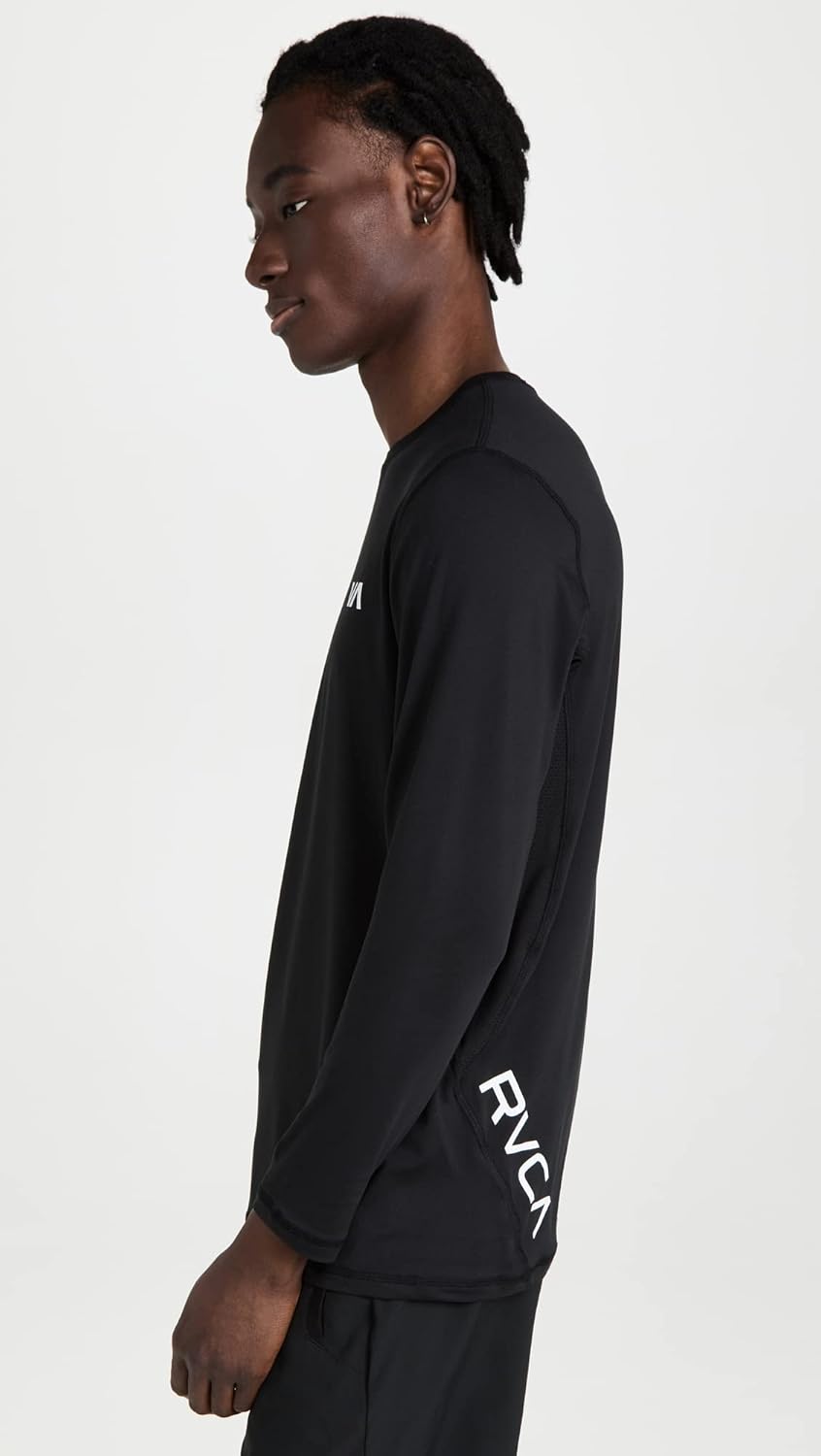 RVCA Men's Sport Vent Long Sleeve Crew Neck - Image 4
