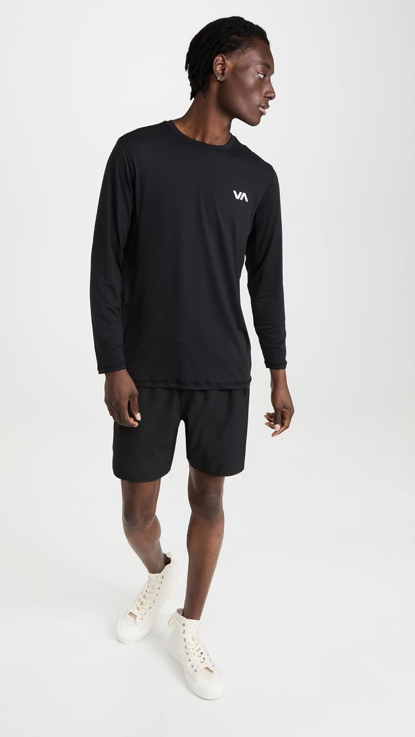RVCA Men's Sport Vent Long Sleeve Crew Neck - Image 5