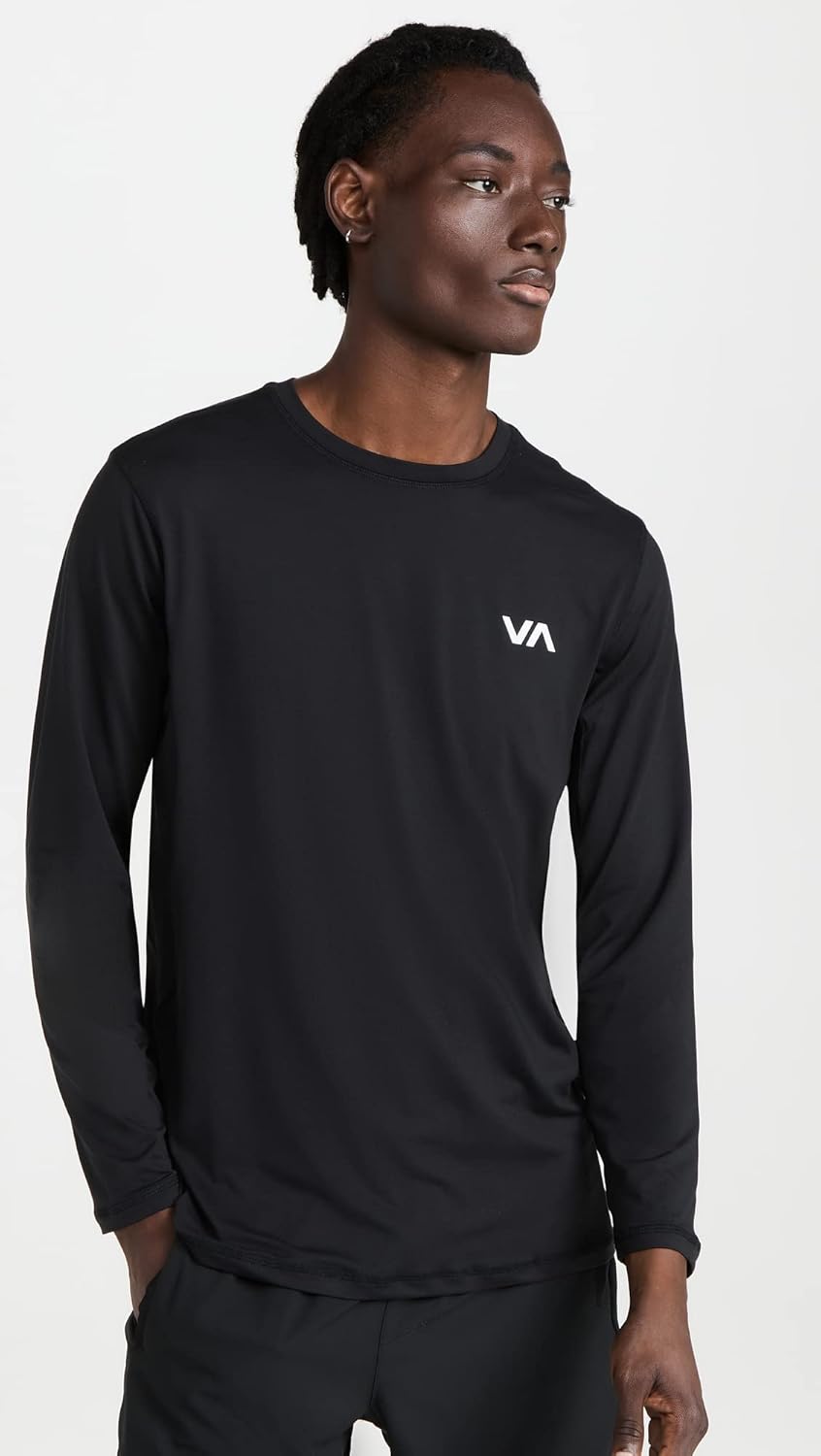 RVCA Men's Sport Vent Long Sleeve Crew Neck - Image 2