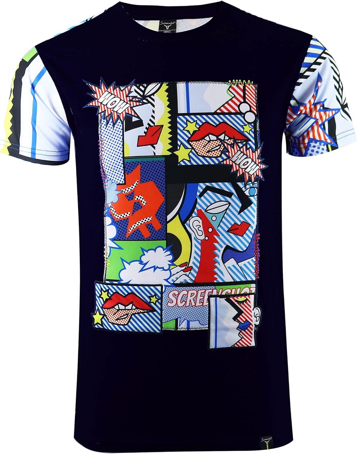 SCREENSHOT-1202-SS-1 Mens Hipster Hip-Hop Premium Stylish Longline Urban High Density Gel Tee - Image 16