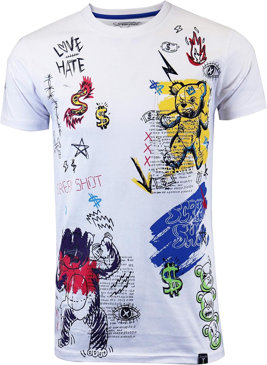 SCREENSHOT-1202-SS-1 Mens Hipster Hip-Hop Premium Stylish Longline Urban High Density Gel Tee - Image 11