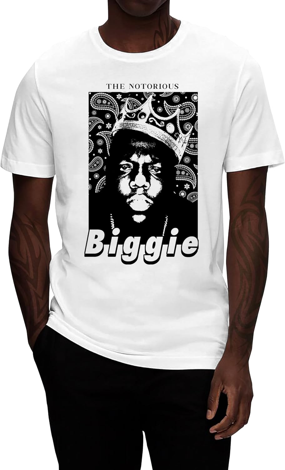 Swag Point Men\u2019s Graphic T Shirts \u2013 100% Cotton Casual Streetwear Hipster Hip Hop Tshirts Short Sleeve Print Tops - Image 24