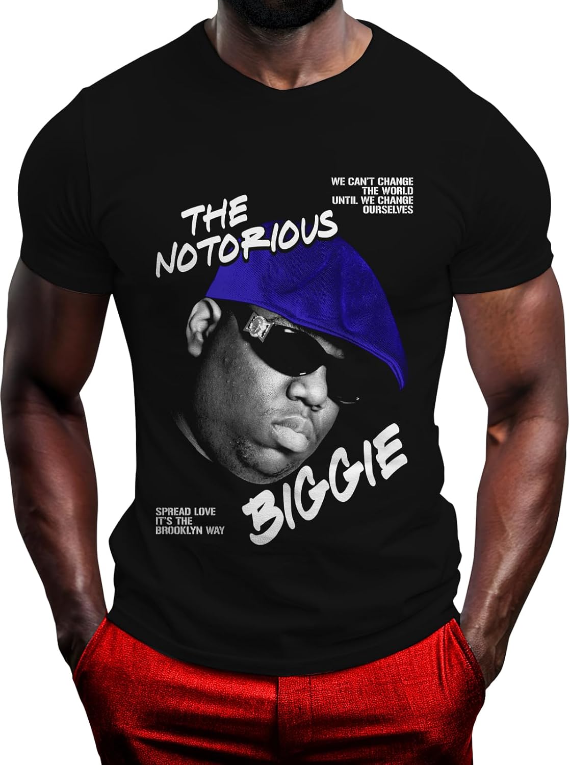 Swag Point Men\u2019s Graphic T Shirts \u2013 100% Cotton Casual Streetwear Hipster Hip Hop Tshirts Short Sleeve Print Tops - Image 15