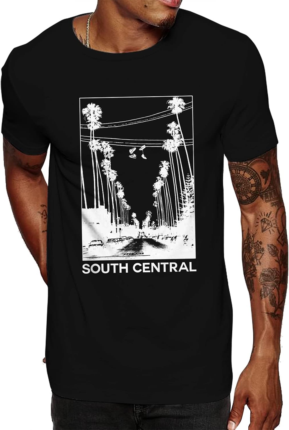 Swag Point Men\u2019s Graphic T Shirts \u2013 100% Cotton Casual Streetwear Hipster Hip Hop Tshirts Short Sleeve Print Tops - Image 28