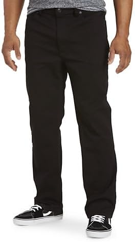 True Nation by DXL Men's Big and Tall Black Athletic-Fit Stretch Jeans