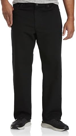 True Nation by DXL Men's Big and Tall Black Relaxed-Fit Stretch Jeans