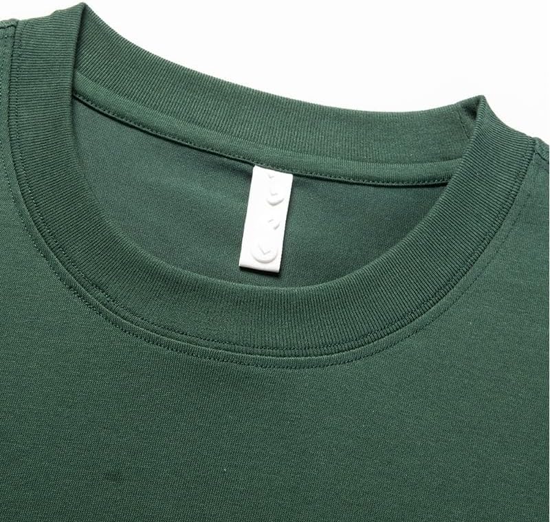 Unisex Cotton T-Shirt Men's Summer Short Sleeve Round Neck Loose Fit Letter Print Tee for Youth and Adults - Image 2