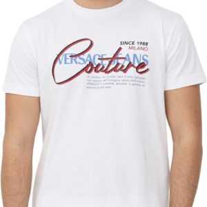 Versace Jeans Couture Cotton Printed Legacy Logo Black