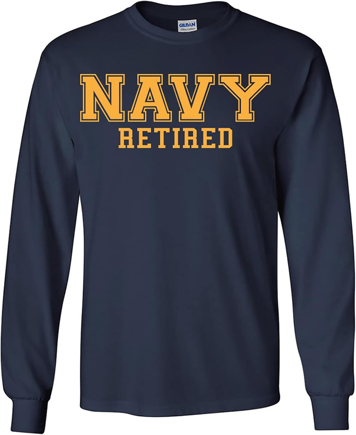 zerogravitee Navy Retired Gold Logo Long Sleeve