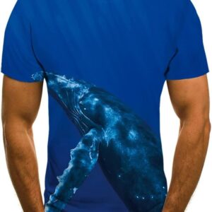 ZUIAI Men's 3D Printed T Shirt Hawaiian Short Sleeve T Shirts Casual Vacation Tops